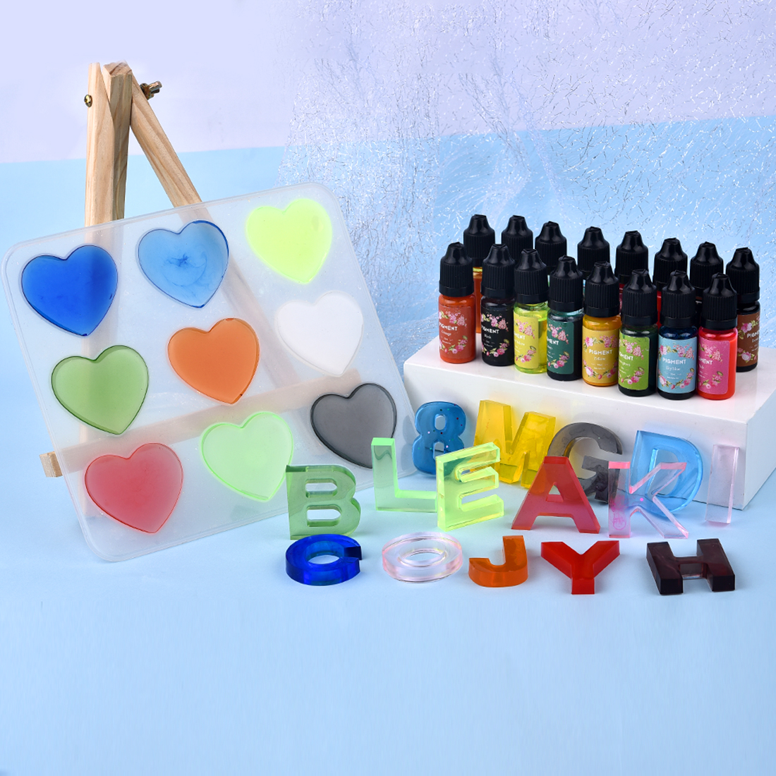 1 Set Resin Pigment Kit Art In - огляд і ціна Resin Dye Alcohol