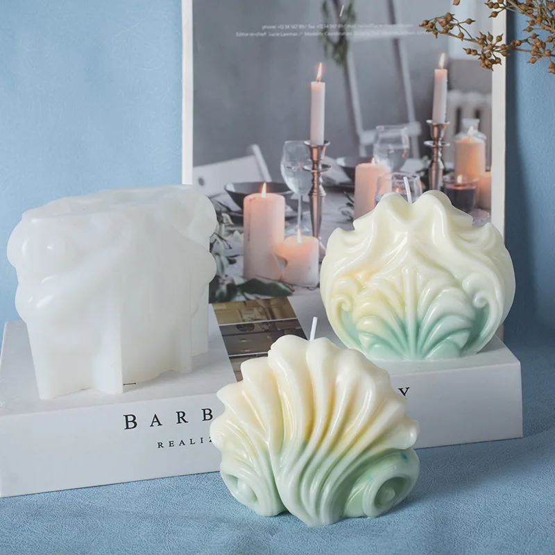Ocean Shell Candle Silicone Mo - огляд і ціна Resin Ocean Wave Mold