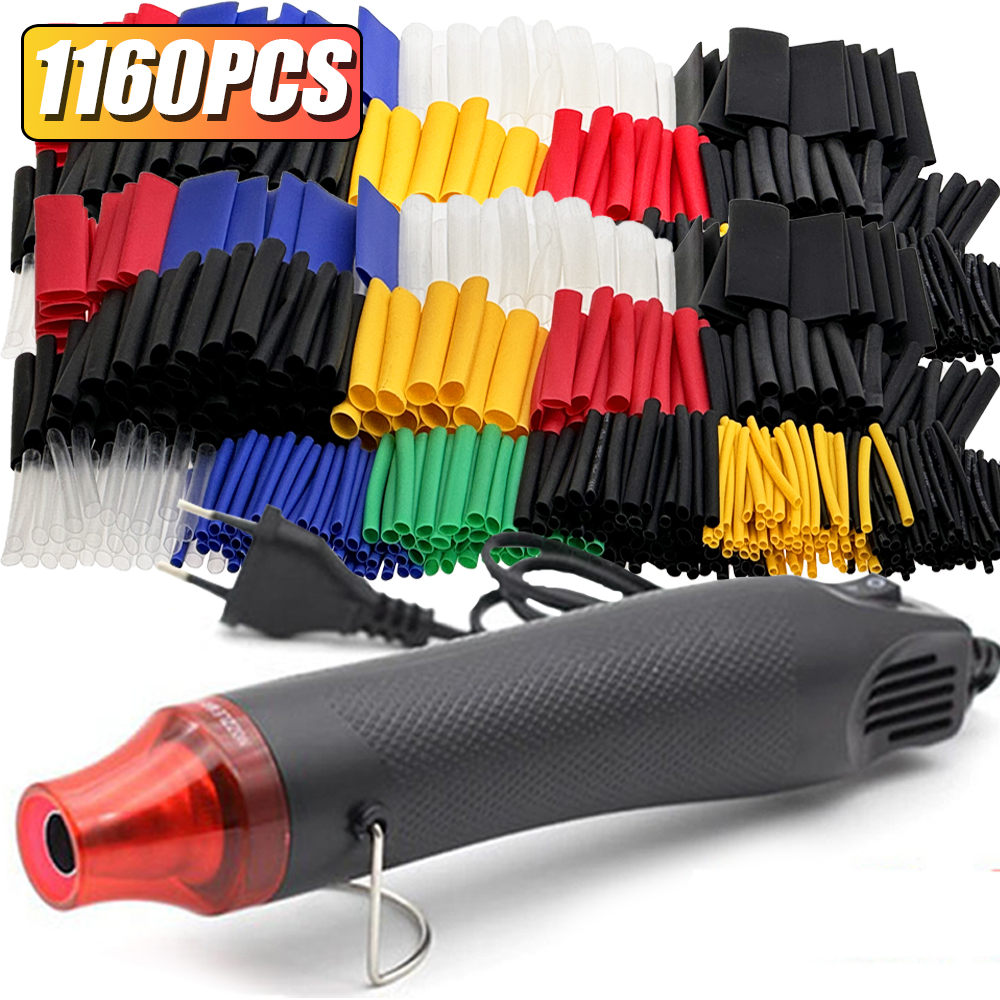 1160/580/164PCS Heat Shrink Tu - огляд і ціна Heat Gun Small